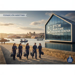 alumnos saliendo del centro maritimo